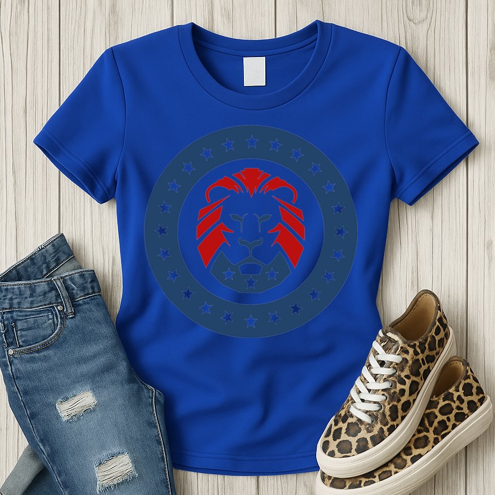 Patriots Party Lion Maga Lion Gift Womens T-Shirt