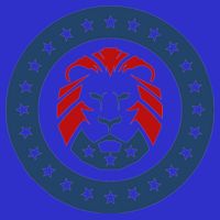 Patriots Party Lion Maga Lion Gift Women's V-Neck T-Shirt