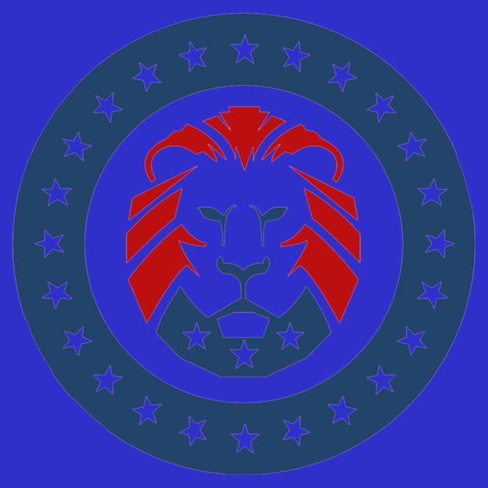 Patriots Party Lion Maga Lion Gift Women's V-Neck T-Shirt