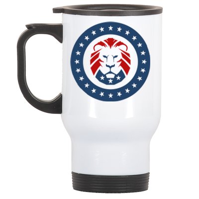 Patriots Party Lion Maga Lion Gift Stainless Steel Travel Mug