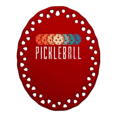 Pickleball, Pickleball Lover Tee, Pickleball Player Ceramic Oval Ornament