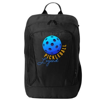 Pickleball Pickleball Legend Cute Gift City Backpack