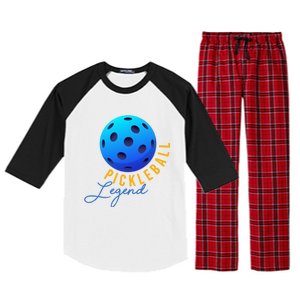 Pickleball Pickleball Legend Cute Gift Raglan Sleeve Pajama Set