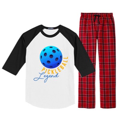 Pickleball Pickleball Legend Cute Gift Raglan Sleeve Pajama Set