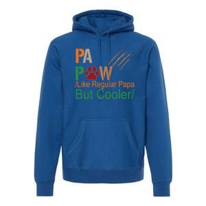 Pa Paw Like Regular Papa But Cooler Fathers Day Funny Gift Premium Hoodie