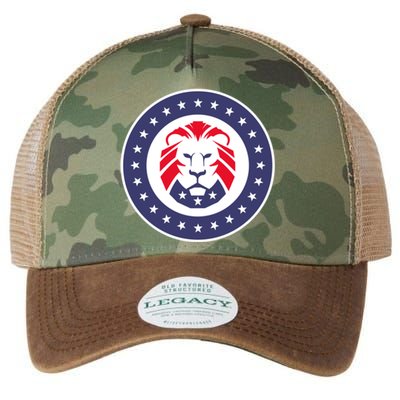 Patriot Party Lion Gift Legacy Tie Dye Trucker Hat