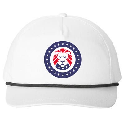 Patriot Party Lion Gift Snapback Five-Panel Rope Hat