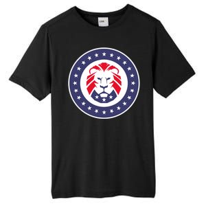 Patriot Party Lion Gift Tall Fusion ChromaSoft Performance T-Shirt