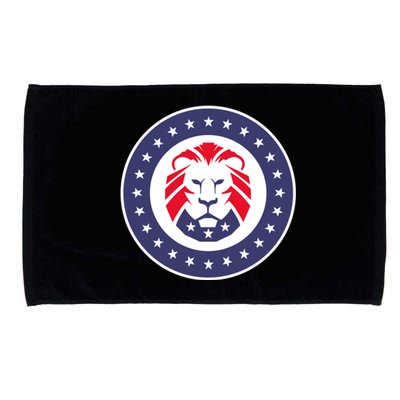 Patriot Party Lion Gift Microfiber Hand Towel