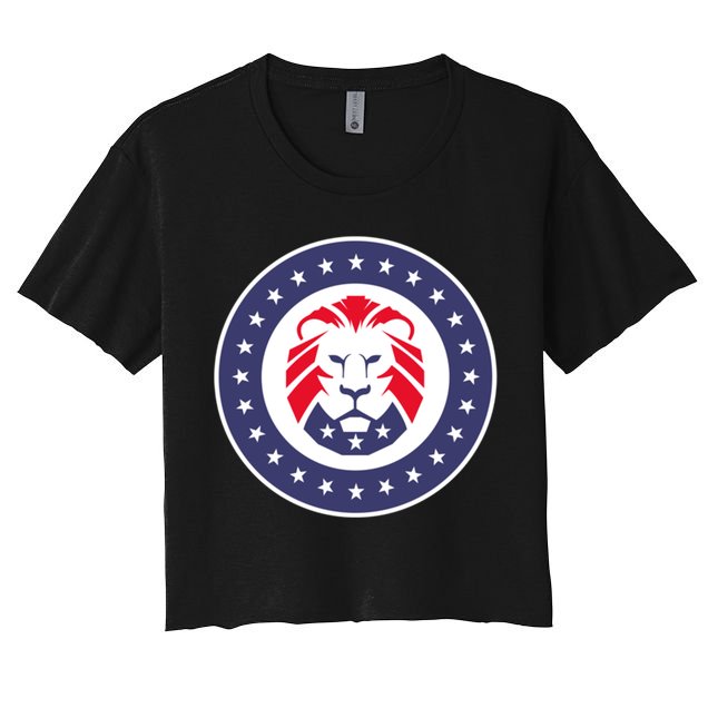Patriot Party Lion Gift Crop Top