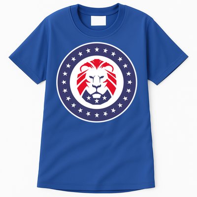 Patriot Party Lion Gift Tall T-Shirt