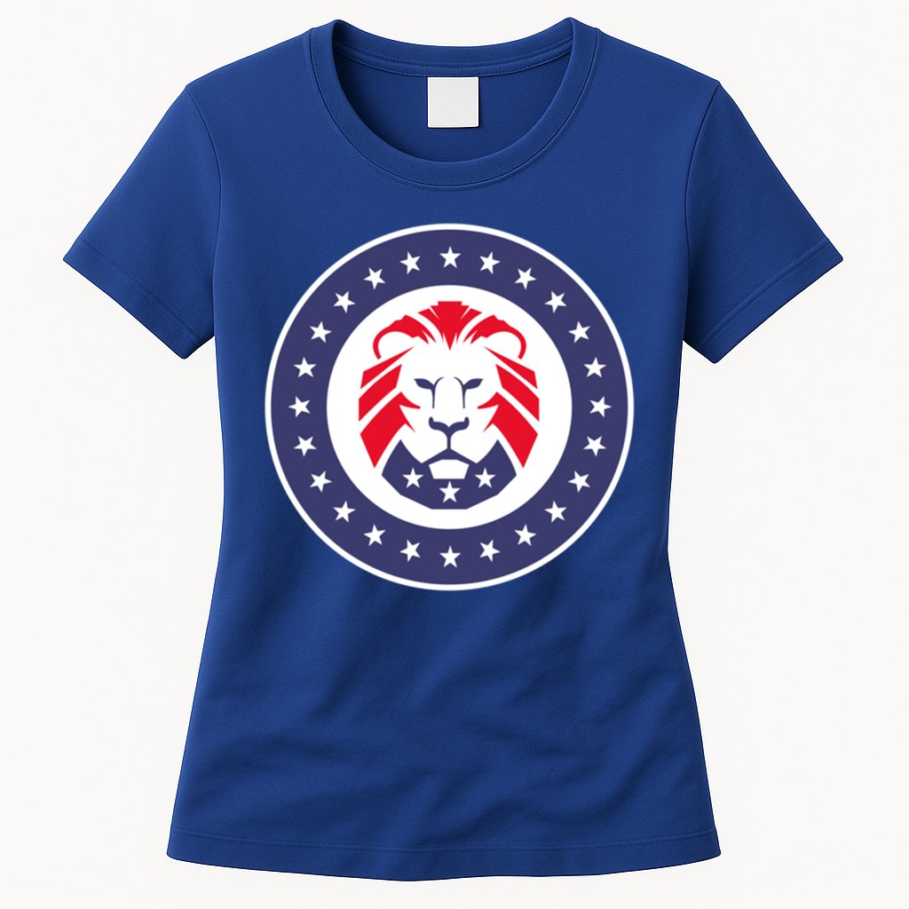Patriot Party Lion Gift Womens T-Shirt