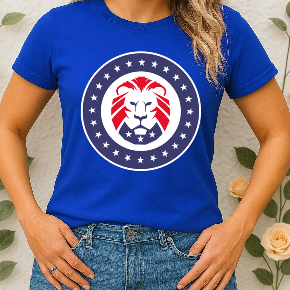 Patriot Party Lion Gift Womens T-Shirt