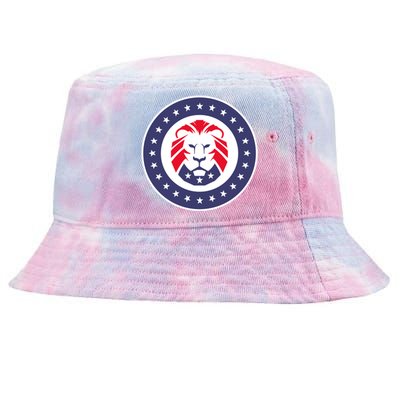 Patriot Party Lion Gift Tie-Dyed Bucket Hat