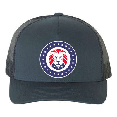 Patriot Party Lion Gift Yupoong Adult 5-Panel Trucker Hat