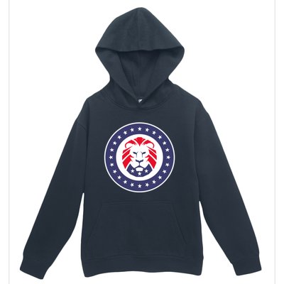 Patriot Party Lion Gift Urban Pullover Hoodie