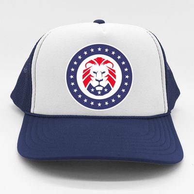 Patriot Party Lion Gift Trucker Hat