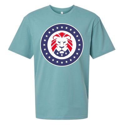 Patriot Party Lion Gift Sueded Cloud Jersey T-Shirt