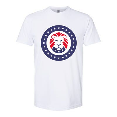 Patriot Party Lion Gift Softstyle CVC T-Shirt