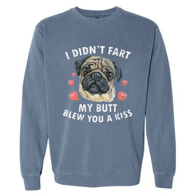 Pug Pug Lover Funny Pug Tee Funny Dog Garment-Dyed Sweatshirt