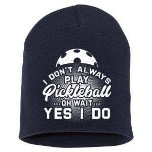 Pickleball, Pickleball Lover Tee, Pickleball Player Short Acrylic Beanie