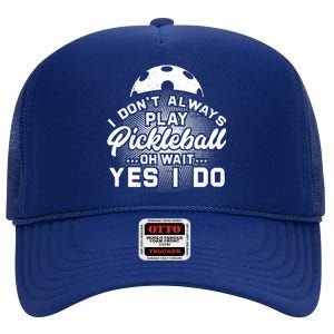 Pickleball, Pickleball Lover Tee, Pickleball Player High Crown Mesh Back Trucker Hat