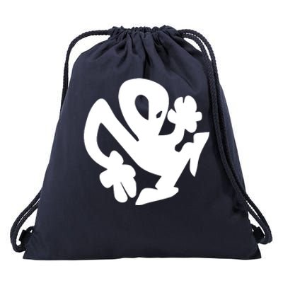 Plastikman Drawstring Bag