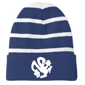 Plastikman Striped Beanie with Solid Band