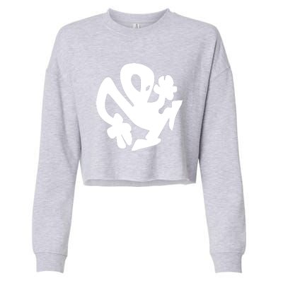 Plastikman Cropped Pullover Crew