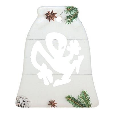 Plastikman Ceramic Bell Ornament