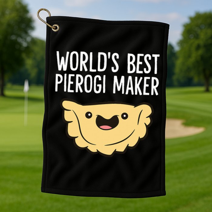 Polish Pierogi Maker World's Best Pierogi Maker Golf Towel