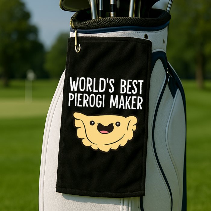 Polish Pierogi Maker World's Best Pierogi Maker Golf Towel