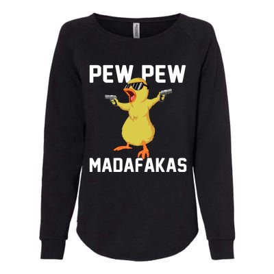 Pew Pew Madafakas Womens California Wash Sweatshirt