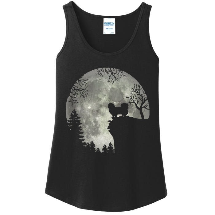 Pekingese Pekinese Moon Halloween Costume Ladies Essential Tank