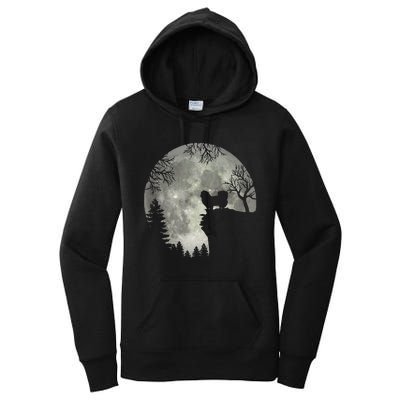 Pekingese Pekinese Moon Halloween Costume Women's Pullover Hoodie