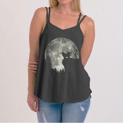 Pekingese Pekinese Moon Halloween Costume Women's Strappy Tank