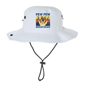 Pew Pew Madafakas Ger Shepherd Funny Gift Legacy Cool Fit Booney Bucket Hat