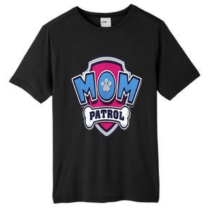 Paw P.A.T.R.O.L Mothers Day Mom Patrol Badge Tall Fusion ChromaSoft Performance T-Shirt