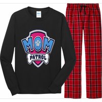 Paw P.A.T.R.O.L Mothers Day Mom Patrol Badge Long Sleeve Pajama Set