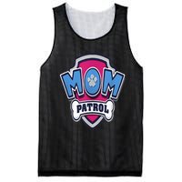 Paw P.A.T.R.O.L Mothers Day Mom Patrol Badge Mesh Reversible Basketball Jersey Tank