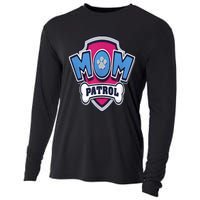 Paw P.A.T.R.O.L Mothers Day Mom Patrol Badge Cooling Performance Long Sleeve Crew