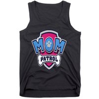 Paw P.A.T.R.O.L Mothers Day Mom Patrol Badge Tank Top