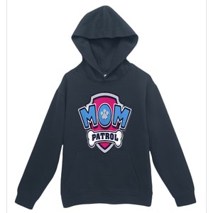 Paw P.A.T.R.O.L Mothers Day Mom Patrol Badge Urban Pullover Hoodie