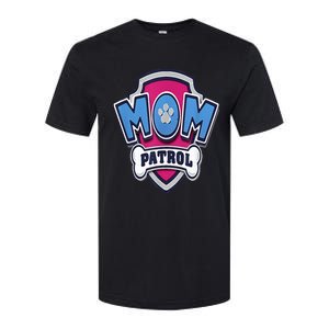 Paw P.A.T.R.O.L Mothers Day Mom Patrol Badge Softstyle CVC T-Shirt