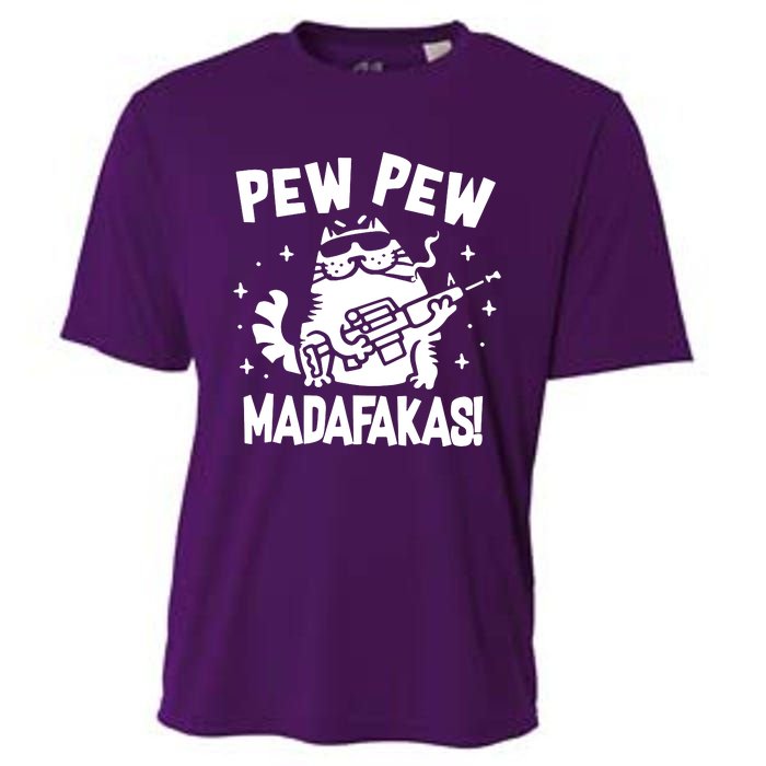 Pew Pew Madafakas Cooling Performance Crew T-Shirt