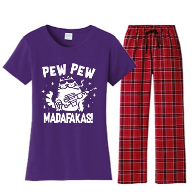 Pew Pew Madafakas Women's Flannel Pajama Set