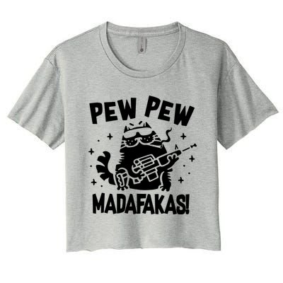 Pew Pew Madafakas Women's Crop Top Tee