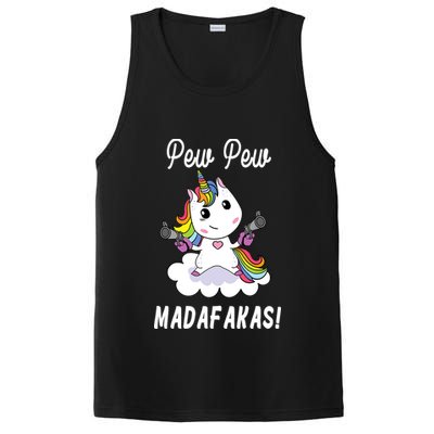 Pew Pew Madafakas Unicorn with Pistols Fantasy PosiCharge Competitor Tank