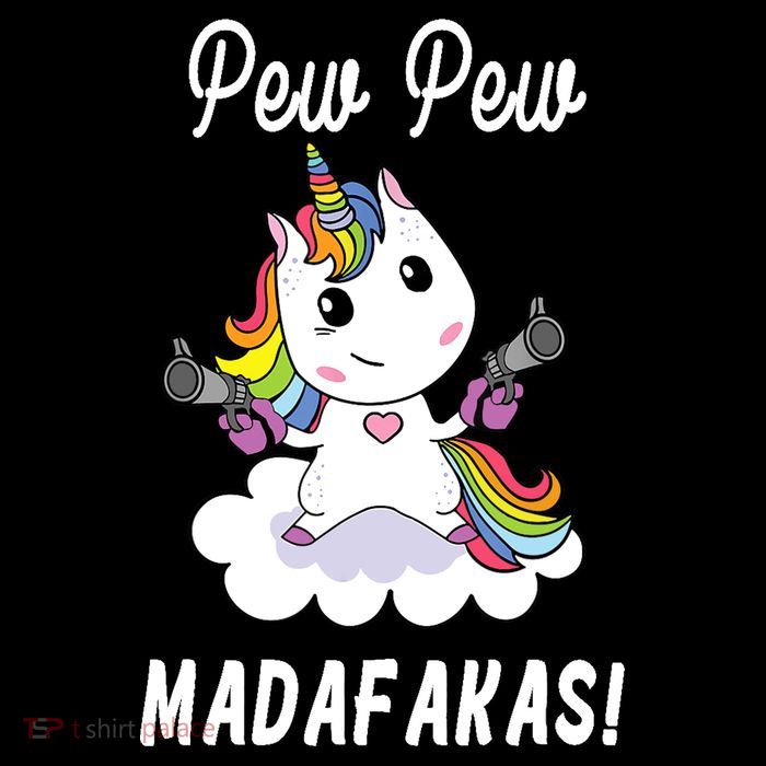 Pew Pew Madafakas Unicorn with Pistols Fantasy Wool Snapback Cap