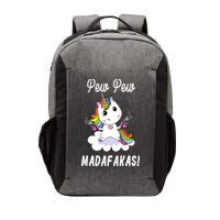 Pew Pew Madafakas Unicorn with Pistols Fantasy Vector Backpack